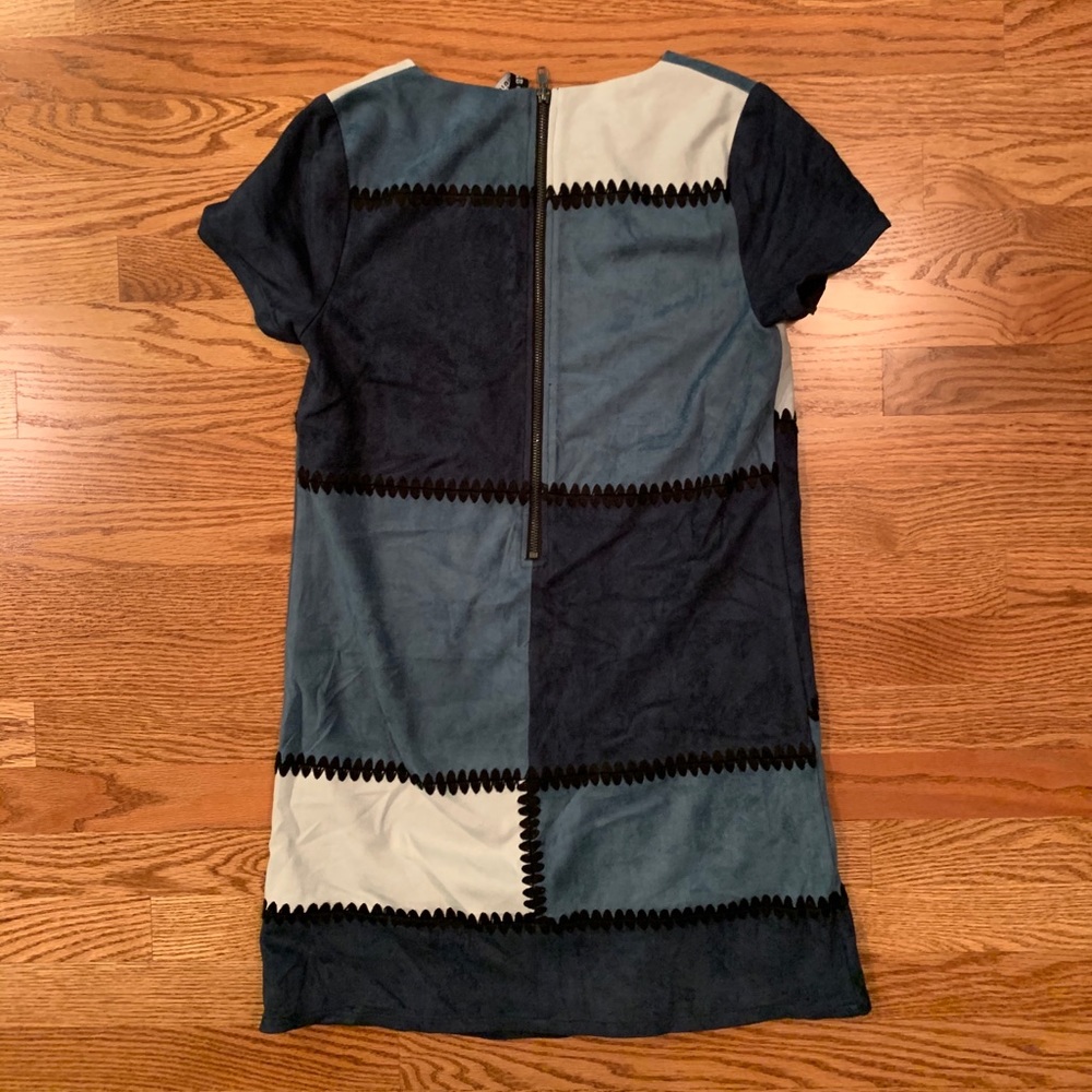 Design Lab Suede Minidress - Picture 2 of 3